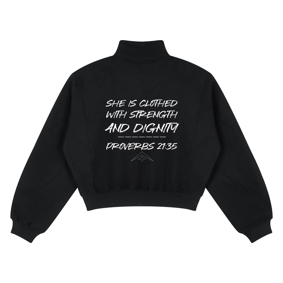 Women’s Proverbs 21:35 Loose Fleece Quarter-Zip