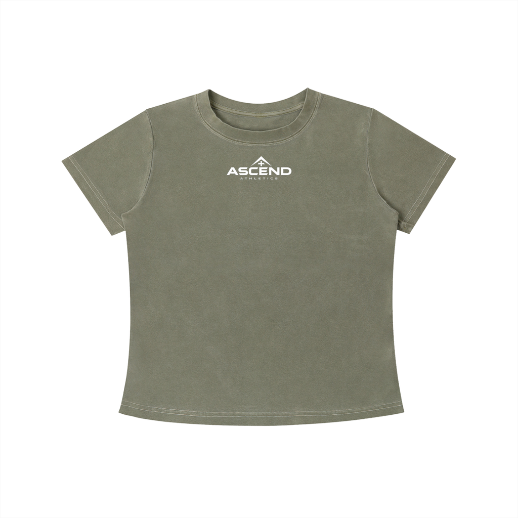 Womens 1 Peter 4:8 Wash Slim Fit T-shirt