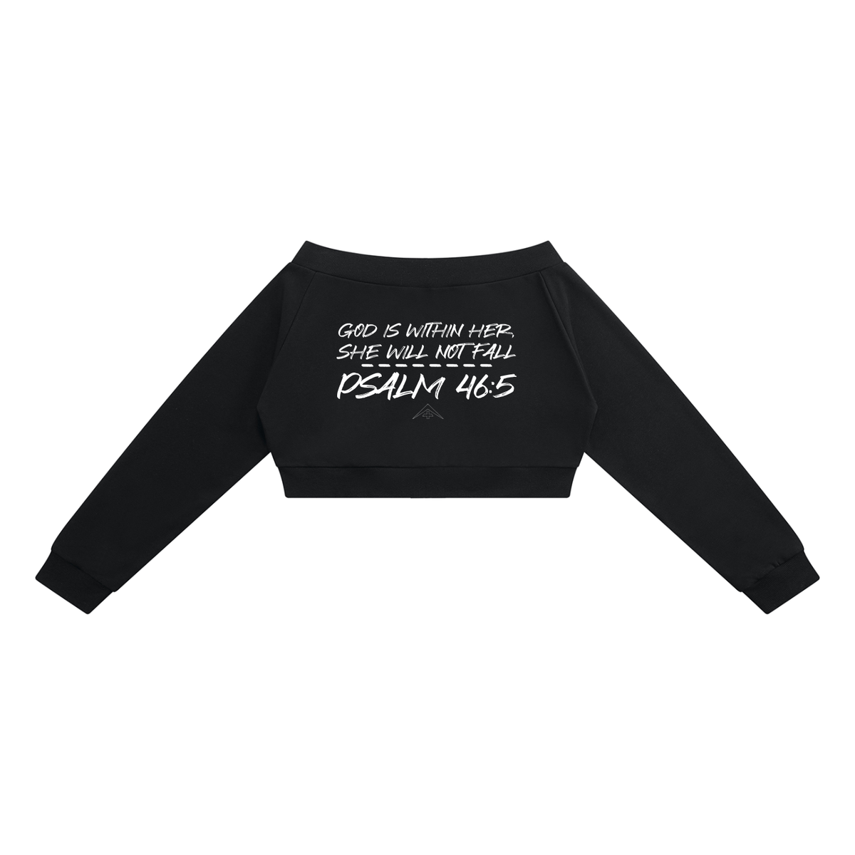 Women's Psalm 46:5 Off-Shoulder Full Zip Hoodie