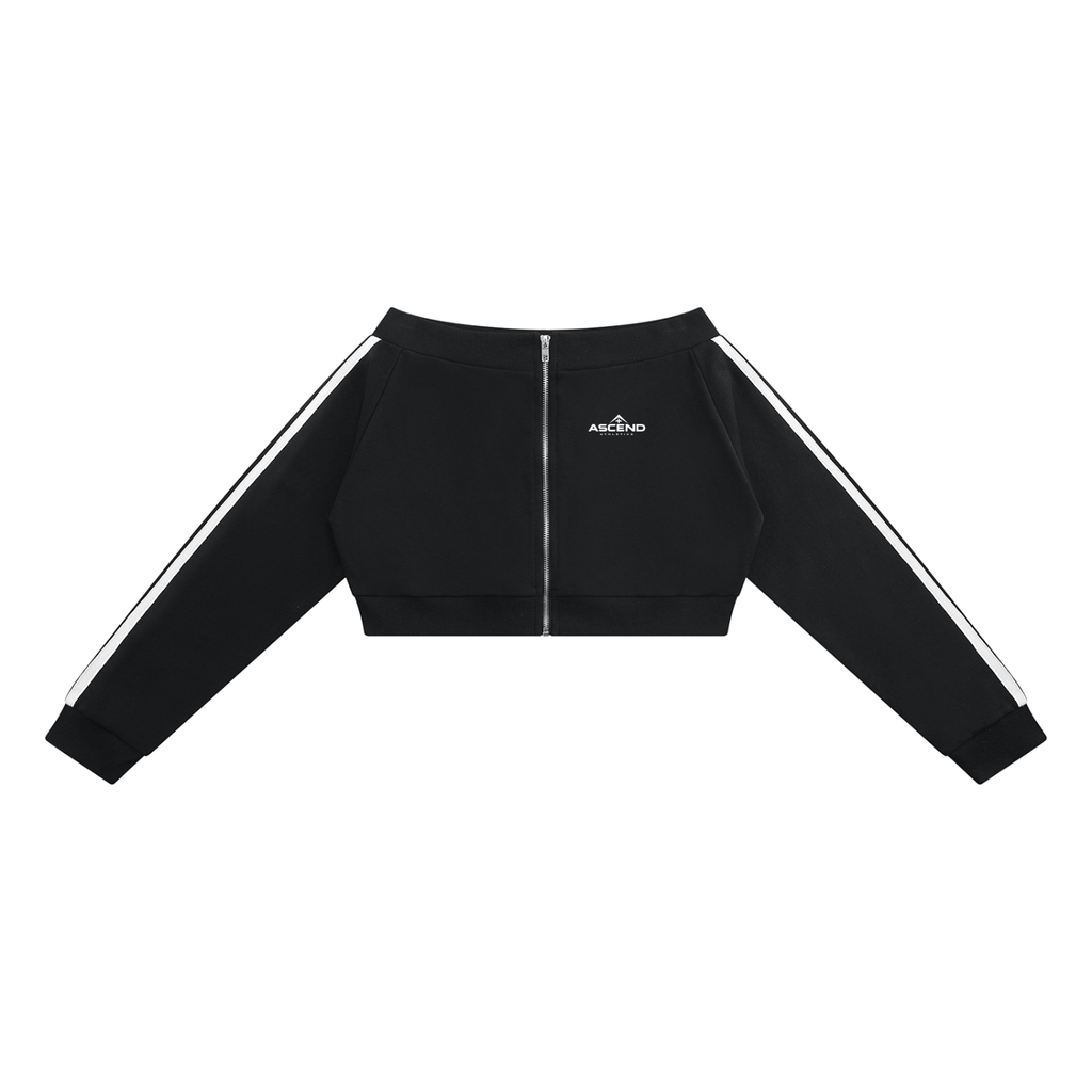 Women's Psalm 46:5 Off-Shoulder Full Zip Hoodie